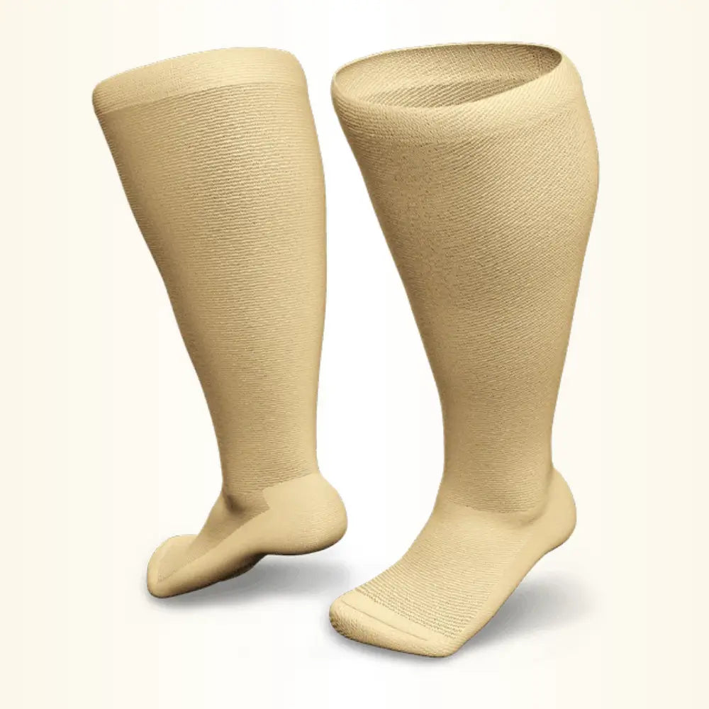 Chaussettes diabétiques Ecolife® - Couleur beige