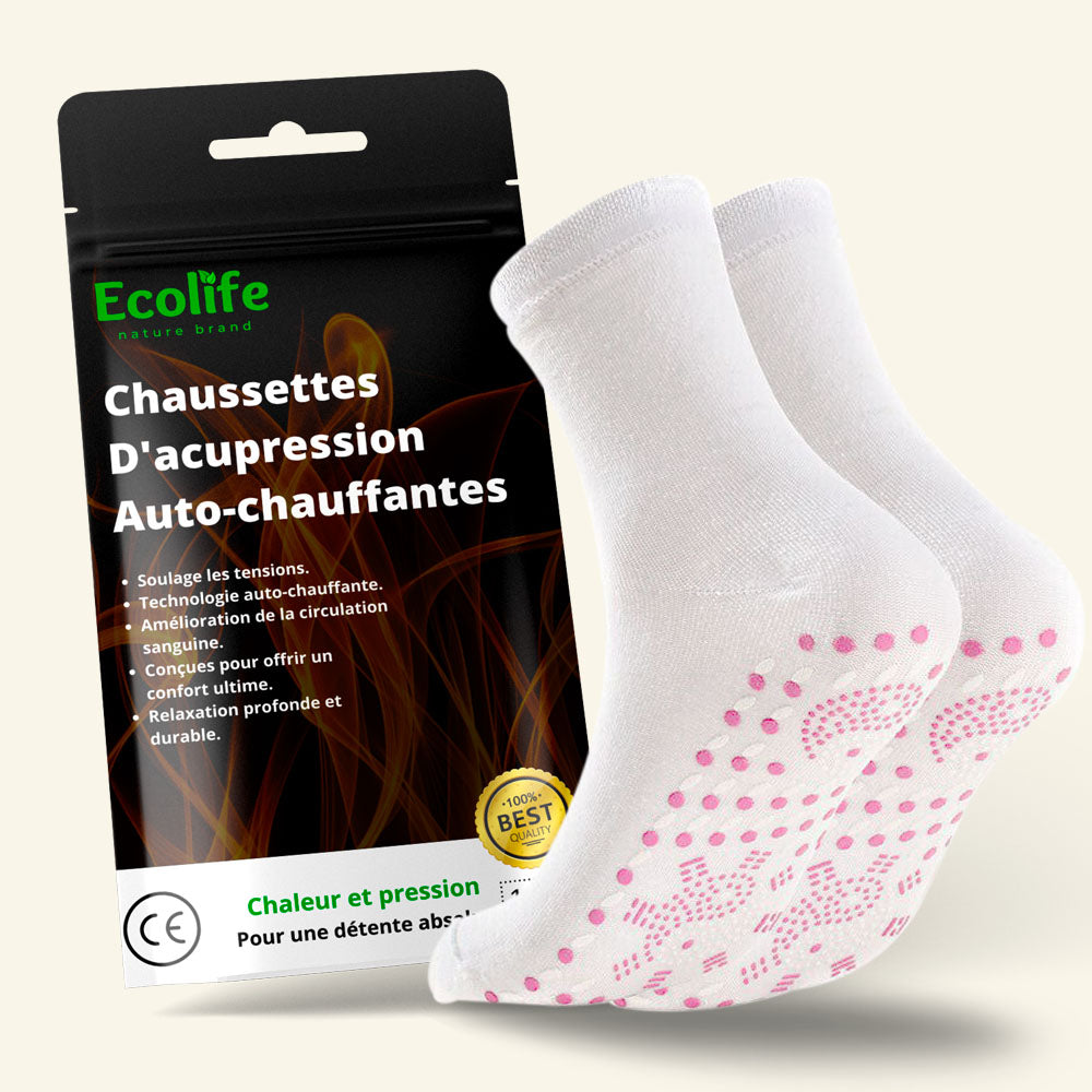 Chaussettes d'acupression Ecolife offrant un confort naturel